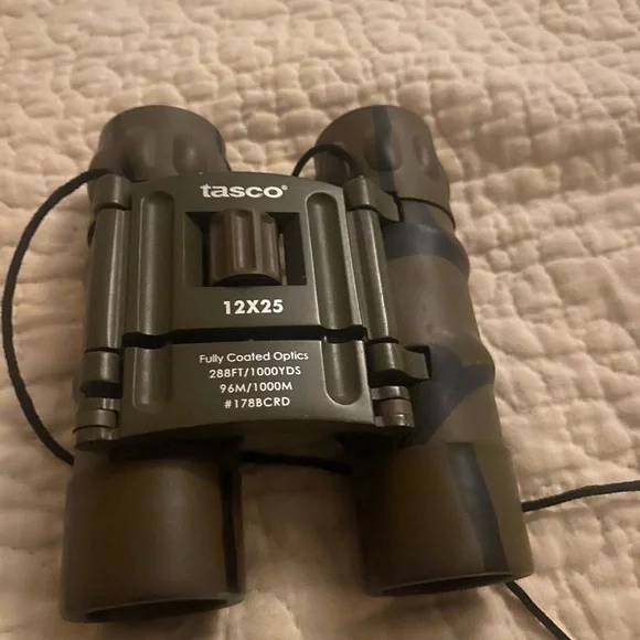 Tasco Black Binoculars - 12x Zoom - Picture 2 of 2